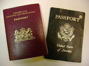 twee paspoorten